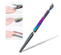 Outil De Nail Art Multifonctionnel En Acier Inoxydable Coloré : Repousse-Cuticules, Pince À Épiler Et Coupe-Ongles Pour La Maison Et Les Professionnels
