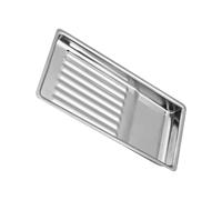 Outil de nail art - Plateau désinfectant de qualité salon - Construction en acier - Intérieur spacieux - Base antidérapante pour stérilisation sûre - Stérilisateur pour ongles