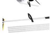 Outil de neige de toit avec caoutchouc de 40,6 cm pour un retrait sûr et efficace des toits, véhicules et panneaux, aiguilles et éraflures