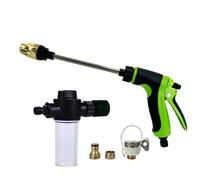 Outil de Nettoyage Automobile Portable, arroseur Haute Pression, Pistolet à Eau, Lave-Auto, Tuyau d'arrosage de Jardin, buse, Lance à Mousse(Water Gun Set)