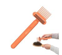 Outil de nettoyage de brosse à cheveux avec poignée ergonomique pour le | Peigne et dépoussiérant pour la maison, le salon, le bureau, les voyages, le clavier, les fissures, les coins