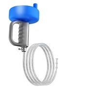 Outil de nettoyage de canalisations galvanisé de 10 mm avec poignée antidérapante, câble en métal flexible épais et en plastique pour un retrait sans effort des bouchons en U, L, S (4 m)