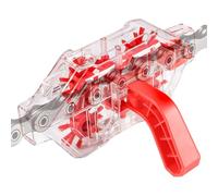Outil de nettoyage de chaîne de cycle : dispositif de nettoyage de vélo, outil de vélo transparent, brosse multi-surfaces, kit d'entretien facile | Cleaner Profesi