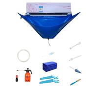 Outil de nettoyage de climatisation - Housse de nettoyage de climatisation, 12 housses de nettoyage pour climatisation split | Sac de service étanche pour kit de nettoyage d'air