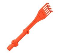 Outil de nettoyage de gouttière | 15 outils de nettoyage de canalisations avec poignée rotative | Outils de nettoyage pour enlever les feuilles | Outils de jardin robustes pour toit, sol, drain