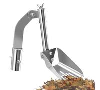 Outil de nettoyage de gouttière, cuillère de nettoyage de feuilles de gouttière, antirouille et léger, accessoire d'entretien pour fossé, jardin, villas, maisons de ville