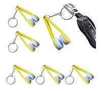 Outil de nettoyage de lunettes, mini nettoyeur de lunettes, 7,6 x 2,9 cm, coussinets souples anti-rayures, effaceur de poussière portable, porte-clés pour lunettes, lunettes de soleil, écrans de