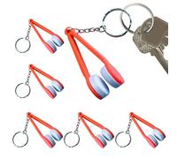 Outil de nettoyage de lunettes, outil de nettoyage de lunettes | Erase de Digital 6 pièces avec porte-clés, accessoires de lunettes portables, outil de nettoyage doux pour voyages et lunettes