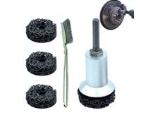 Outil De Nettoyage De Moyeu De Frein | Kit De Surfaçage De Tambour De Roue - Outil De Nettoyage Compatible Perceuse Elimine Rouille Poussiere Graisse Pour Jantes Direction Goujons Disque De Frein Voit