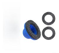 Outil de nettoyage de moyeu de roue pour jantes de voiture - Disque abrasif de 150 mm de diamètre avec système de fixation rapide, brosse de détartrage en carbure de silicium, construction ABS, (3