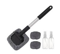 Outil de nettoyage de pare-brise, kit de lavage pliable pour voitures | Brosse pour l'intérieur du pare-brise de voiture | Pour remorque, RV, camion et berline