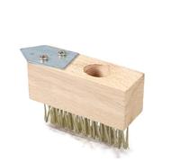 Outil de nettoyage de pavé - Tête de brosse métallique | Outil de désherbage multifonctionnel à 45 degrés pour pavé, balai plat manuel, brosse à poils métalliques, outil de nettoyage de fissures pour