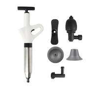 Outil de nettoyage de piston de toilette, dissolvant de bouchons de dragage, Blaster de vidange d'air for toilettes de bain, salle de bains, cuisine, déboucheur de tuyaux d'égout(BROWN)
