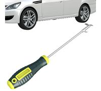 Outil de nettoyage de pneus,Nettoyage de dissolvant de pierre de crochet de pneu de voiture - Outil de suppression de pierres de pneu de gravier de pierre de fente de bande de roulement de roue inoxyd