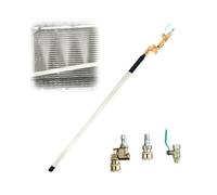 Outil de nettoyage de radiateur 4500 PSI Buse de rinçage à contre-courant en acier inoxydable, rotation à 180°,raccord rapide pour nettoyeurs haute pression, adapté aux espaces restreints