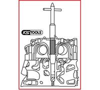 Outil de nettoyage de siège d'injecteurs pour Peugeot, Citroën, Fiat, Lancia 2.2 KSTOOLS - 1521394