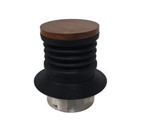 Outil De Nettoyage De Soufflage De Trémie À Dose Unique De Moulin À Grains De Café, Compatible Avec Le Nettoyage Du Moulin À Café À Soufflet En Silicone Breville Sage(Wood cover)