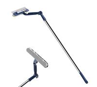 Outil de nettoyage de vitres 2 en 1 avec brosse suceur plat | Brosse de fenêtre haute pour la maison, le salon, l'intérieur et l'extérieur, le carrelage en verre
