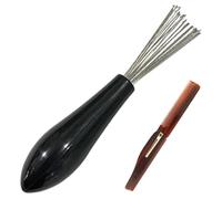 Outil de nettoyage des brosses à cheveux - Nettoyer de peignes compacts, Nettoyer de râteau de brosse ABS | Détangler à cheveux avec des dents de fil métallique - Peigne et nettoyage de brosse à cheve