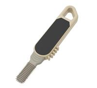 Outil de nettoyage des pieds en silicone convivial pour enlever les peaux mortes et nettoyer les espaces d'orteils, poignée ergonomique, design pratique, efficace pour peler les pieds fissurés