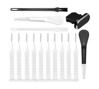Outil de nettoyage du port de téléphone, nettoyage des haut-parleurs du téléphone, kit de nettoyage électronique 15X/Set - Kit d'outils de brosse pour écouteurs portables, nettoyant pour trou de