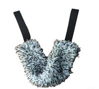 Outil de nettoyage en microfibre pour véhicules avec suceur plat multi-usage et brosses de roue pour nettoyer les pneus et les endroits difficiles à atteindre (noir)