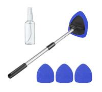 Outil de nettoyage extensible pour pare-brise de voiture, outil de nettoyage de pare-brise avec vaporisateur, poignée extensible