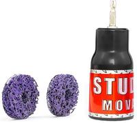 Outil De Nettoyage Goujon Roue, Nettoyant Pour Moyeu De Roue Nettoyeur De Moyeu De Goujon, Outil De Suppression De La Rouille Des Goujons Nettoyant Pour Le 1/2" Clés à Chocs Ou Perceuse électrique