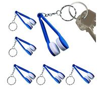 Outil de Nettoyage Lunettes - 6 pièces nettoyant pour Lunettes, Gomme d'empreintes digitales avec Porte-clés, Outil de Nettoyage Portable Doux sans Rayures pour, lentilles, écrans, Lunette