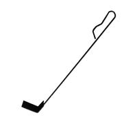 Outil de nettoyage pour cendres de charbon de bois | Nettoyeur en acier inoxydable avec long manche - Râteau à cendres pour cheminée, foyer, four à pizza, poêle à bois, fumoirs, bouilloire, feu de
