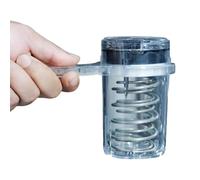 Outil de nettoyage pour machine à expresso, tête d'infusion automatique E61 avec soupape de surpression, kit de nettoyage pour machines standard de 58 mm avec drainage automatique