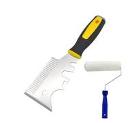 Outil de nettoyage pour pinceaux | Peigne avec clé multifonctionnel, peigne de nettoyage pour rouleaux et pinceaux | Pour amélioration de la maison, peinture, construction, rénovation, bords et