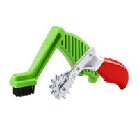 Outil de nettoyage pour tampon de polissage - Brosse de revitalisant en mousse double pièce - Couteau à meule en laine - Éperon à poils en nylon élimine la saleté et la crasse prolonge la durée de vie