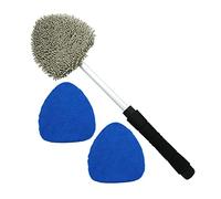 Outil de nettoyant pour Le Pare-Brise de Voiture, Outil de Nettoyage de Pare-Brise intérieur avec poignée Extensible, Microfibre et Voiture Chenille à l'intérieur de l'outil de nettoyant de