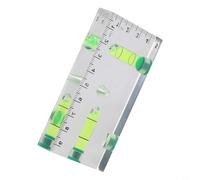 Outil de niveau compact en acrylique avec aimant intégré pour un placement rapide et répétabilité sur des surfaces contenant du fer (102 x 25 x 15 mm (95 x 50 x 13 mm)