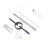 Outil de Niveau D'huile pour Fourche de Moto Xiuganpo, Kit D'outils D'entretien pour Fourche de Moto, Compresseur de Ressort de Fourche et Outil de Purge de Tige D'amortisseur