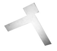 Outil de nivellement à angle droit - Règle de mesure à angle droit en acier inoxydable, instrument de mesure en acier inoxydable pour la construction, la menuiserie et la peinture murale