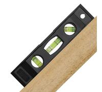 Outil De Nivellement Compact - Petit Outil De Nivellement Pratique De 6 Pouces | Règle De Nivelement De Type Torpille Magnétique Portable, Tube À Bulles Horizontal En Acrylique Transparent Pour La Me