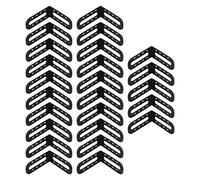 Outil de Nivellement d'Angle pour Carrelage 25 Pièces, Accessoire d'Aide à la Pose, Plastique ABS Noir - Installation Rapide, Résistant à l'Usure, Usage Professionnel et Industri