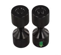 Outil de nivellement de bride de tuyau en aluminium de 3,8 cm, broches de localisation de bride à deux trous pour ASME 68 kg 1/2-14 pouces pour tâches d'alignement et de positionnement de tuyaux ASME