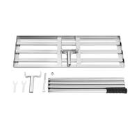 Outil de nivellement de cour en acier inoxydable 90 x 25 cm - Pour pelouses dans les arrière-cours, jardins, pâturages, terrains de golf, terrains de jeux, terrains de football et autres endroits, en