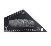 Outil de nivellement du manche et de la touche de guitare, règle de nivellement des frettes en acier inoxydable pour une mesure précise