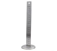 Outil de nivellement en acier inoxydable avec fiole à bulles, règle double face à hauteur égale pour plafond, mur, sol et mesure de gradient