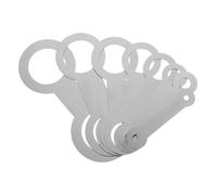 Outil de Nivellement Kit de Métal Cd07 pour Saxophone, 8 Pièces | Anneaux de Réglage, Assistance au Positionnement des Tampons, Installation et Retrait Faciles, pour Atelier de Réparation