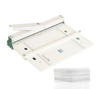 Outil de notation professionnel - Plieuse manuelle - Profondeur de pli de 0,8 mm - Pour reliure rigide, cartes de visite et lettres - Parfait pour le bureau, la maison et les étudiants