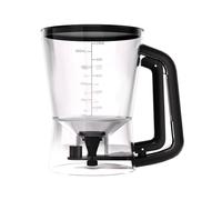 Outil de pâte à crêpes : distributeur en forme d'entonnoir de 1 L, shaker à main, outil de remplissage de cupcakes, ustensile de cuisine | Pour assaisonner sauce crème assaisonnement beurre