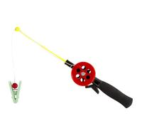 Outil de pêche à crabes de voyage avec support d'appâts et canne à pêche professionnelle miniature multifonction