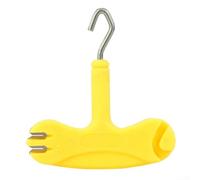 Outil de pêche à la carpe double usage pour dénuder les lignes enduites et tirer les nœuds tout en soutenant le sertissage des émerillons et des hameçons