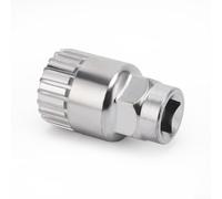 Outil de pédalier de vélo de montagne, outil de réparation d'installation de démontage à trou carré, plaque de presse centrale pour l'entretien du vélo (argenté)