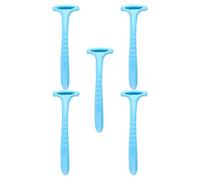 Outil de Pédicure 5 Pièces en PP Bleu pour Pieds et Plantes | Élimination Manuelle des Callosités, Usage Maison, pour Routines de Bain, Lots Pratiques pour Soignants